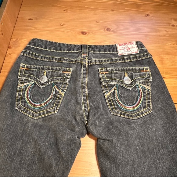 True Religion Disco Joey Big T Flared Jeans USA Made - Picture 12 of 15